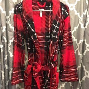 VS PINK Red & Black Robe